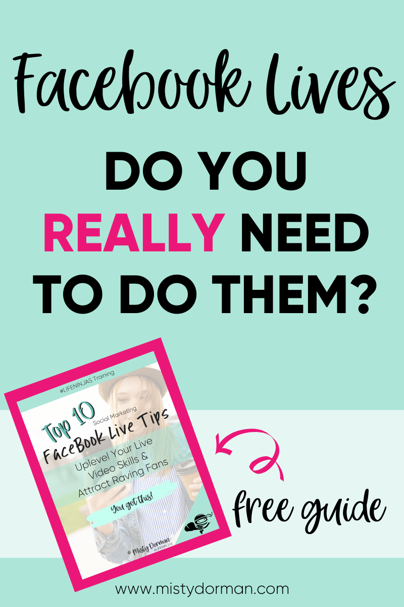 Should you be doing Facebook live videos as part of your social media marketing and post strategy for your home business? How can Facebook lives help you get more traffic, leads and sales? Repin and Download your free PDF: Top 10 Tips & How Tos for Facebook Lives to grow your Network Marketing business. #lifeninjas #facebookmarketing #socialmediamarketing #socialmedia #socialmediatips #networkmarketing #facebooktips