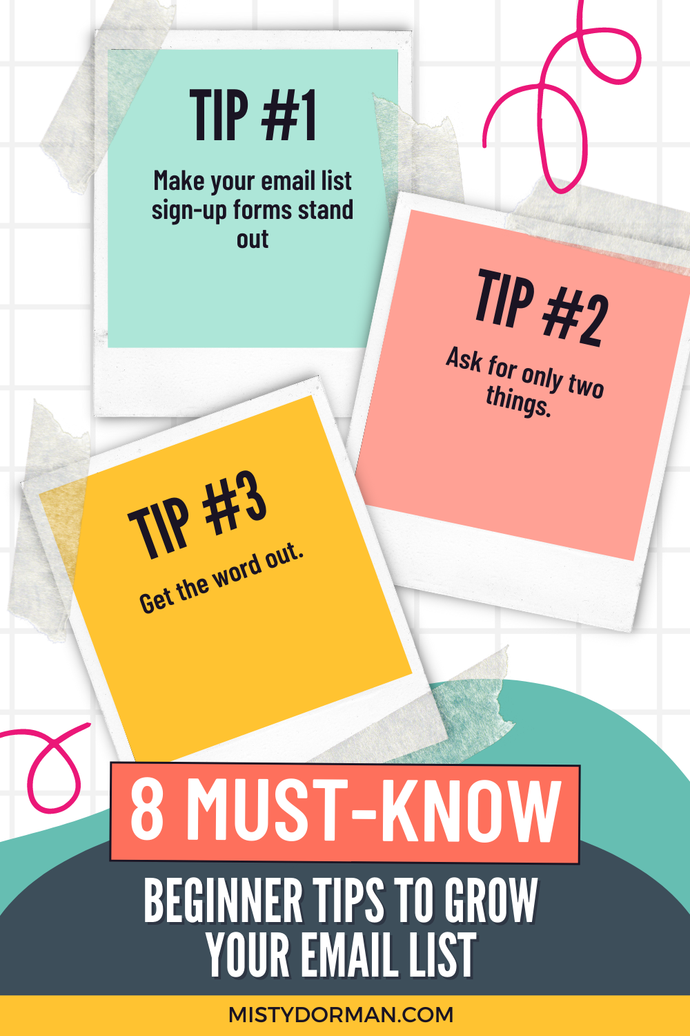Here are 8 Tips for how to build an email list fast plus a free lead magnet mini-course. Email List Building Tips for bloggers and other online marketers. If you're looking for how to build an email list, you HAVE to be doing these 8 things to be successful. build email list. build email list fast. build email list tips. how to build an email list.