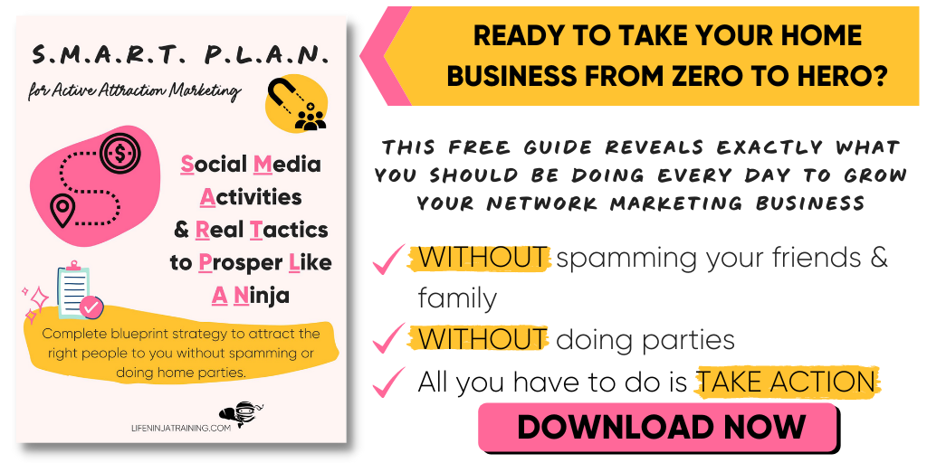 free pdf download DMO Daily Action Plan for Network Marketers with daily action steps (secret strategy) to grow your MLM business