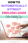 Discover the best online marketing strategy to get more leads, prospects, customers, sales, reps, and clients into your home business. With this magnetic sponsoring attraction marketing strategy, you can attract endless leads online who are super interested in you, so you can finally start to make money like a true influencer entrepreneur. #onlinemarketing #marketingstrategies #networkmarketingtips #onlinebusiness #magneticsponsoring